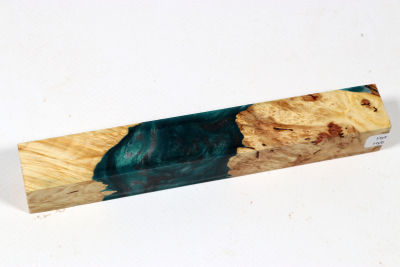 Pen Blank Hybridwood Eschenahorn Maser stabilisiert - HybrWo4053