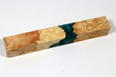 Pen Blank Hybridwood Eschenahorn Maser stabilisiert - HybrWo4085