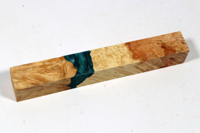 Pen Blank Hybridwood Eschenahorn Maser stabilisiert - HybrWo4094