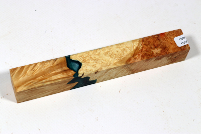 Pen Blank Hybridwood Eschenahorn Maser stabilisiert - HybrWo4094 Pen Blank Hybridwood Eschenahorn Maser stabilisiert - HybrWo4094