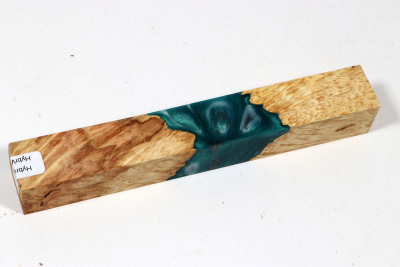 Pen Blank Hybridwood Eschenahorn Maser stabilisiert - HybrWo4099