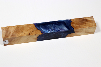 Pen Blank Hybridwood Hornbeam Burl stabilized - HybrWo3917