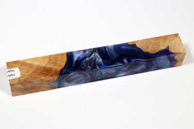 Pen Blank Hybridwood Hornbeam Burl stabilized - HybrWo3923