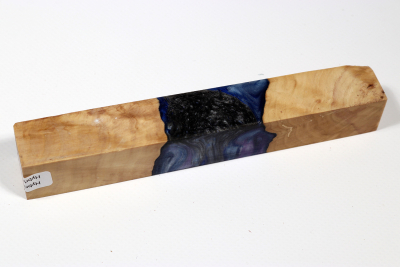 Pen Blank Hybridwood Hornbeam Burl stabilized - HybrWo3977