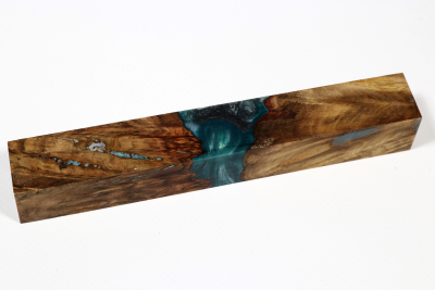 Pen Blank Hybridwood Laurel Burl stabilized - HybrWo3914