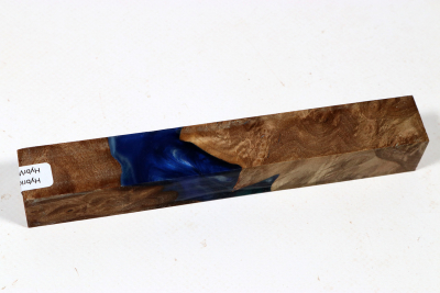 Pen Blank Hybridwood Walnut Burl stabilized - HybrWo4059