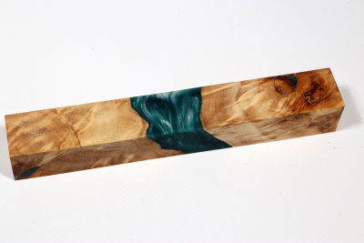 Pen Blank Hybridwood Poplar Burl stabilized - HybrWo3889