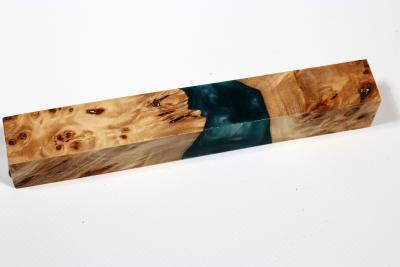 Pen Blank Hybridwood Poplar Burl stabilized - HybrWo3890