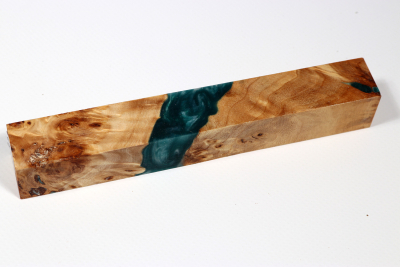 Pen Blank Hybridwood Poplar Burl stabilized - HybrWo3973