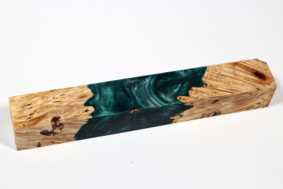 Pen Blank Hybridwood Horse Chestnut Burl stabilized - HybrWo3903
