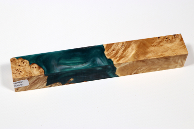 Pen Blank Hybridwood Horse Chestnut Burl stabilized - HybrWo3921