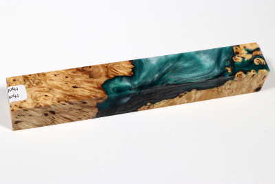 Pen Blank Hybridwood Horse Chestnut Burl stabilized - HybrWo3926