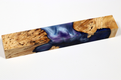Pen Blank Hybridwood Horse Chestnut Burl stabilized - HybrWo3927