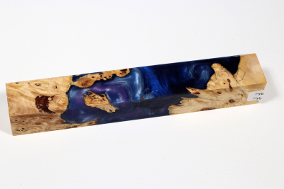 Pen Blank Hybridwood Horse Chestnut Burl stabilized - HybrWo3927