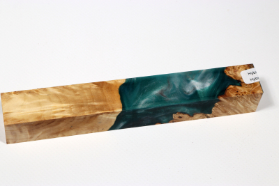 Pen Blank Hybridwood Horse Chestnut Burl stabilized - HybrWo3931