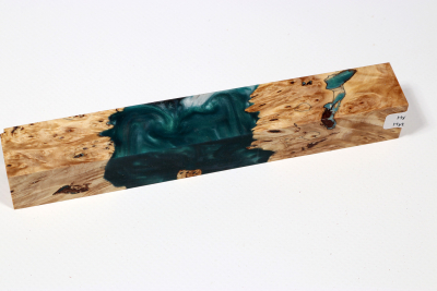 Pen Blank Hybridwood Horse Chestnut Burl stabilized - HybrWo3932