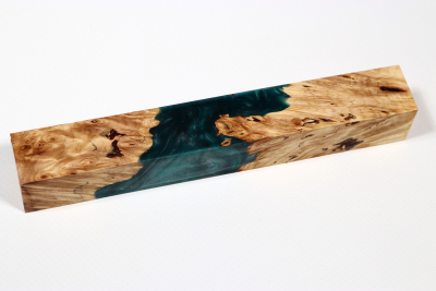 Pen Blank Hybridwood Horse Chestnut Burl stabilized - HybrWo3959