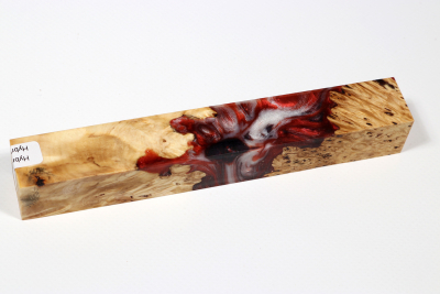 Pen Blank Hybridwood Horse Chestnut Burl stabilized - HybrWo3966