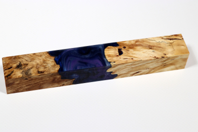 Pen Blank Hybridwood Horse Chestnut Burl stabilized - HybrWo3970
