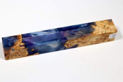 Pen Blank Hybridwood Horse Chestnut Burl stabilized - HybrWo3975
