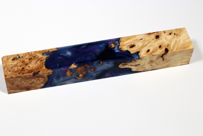 Pen Blank Hybridwood Horse Chestnut Burl stabilized - HybrWo3975