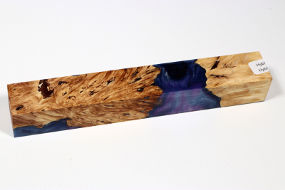 Pen Blank Hybridwood Horse Chestnut Burl stabilized - HybrWo3976