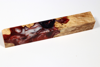 Pen Blank Hybridwood Rosskastanie Maser stabilisiert - HybrWo3993