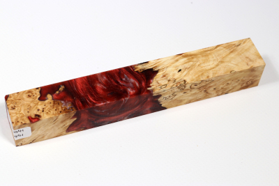 Pen Blank Hybridwood Horse Chestnut Burl stabilized - HybrWo4014