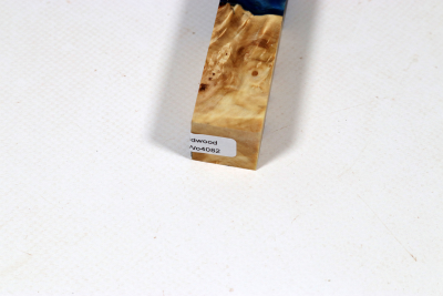 Pen Blank Hybridwood Horse Chestnut Burl stabilized - HybrWo4082