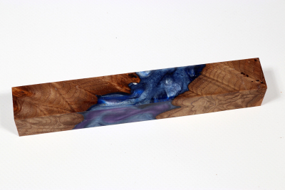 Pen Blank Hybridwood Elm Burl stabilized - HybrWo3885