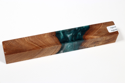 Pen Blank Hybridwood Elm Burl stabilized - HybrWo3918