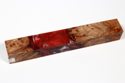 Pen Blank Hybridwood Elm Burl stabilized - HybrWo3938