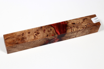 Pen Blank Hybridwood Rüster (Ulme) Maser stabilisiert - HybrWo3941