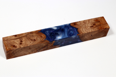 Pen Blank Hybridwood Elm Burl stabilized - HybrWo3946