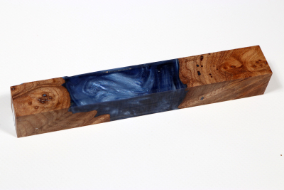 Pen Blank Hybridwood Elm Burl stabilized - HybrWo3962