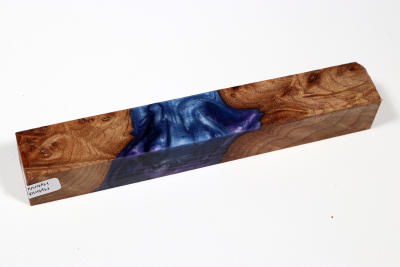 Pen Blank Hybridwood Elm Burl stabilized - HybrWo3963