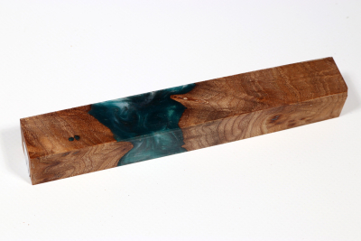Pen Blank Hybridwood Elm Burl stabilized - HybrWo3985