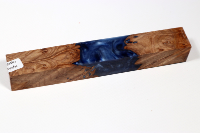 Pen Blank Hybridwood Elm Burl stabilized - HybrWo4002