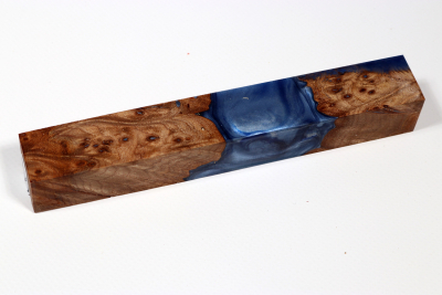 Pen Blank Hybridwood Elm Burl stabilized - HybrWo4002