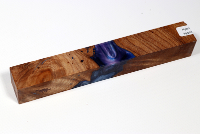 Pen Blank Hybridwood Elm Burl stabilized - HybrWo4015