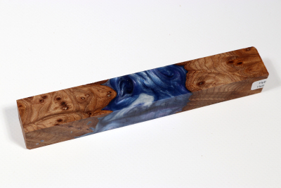 Pen Blank Hybridwood Elm Burl stabilized - HybrWo4019