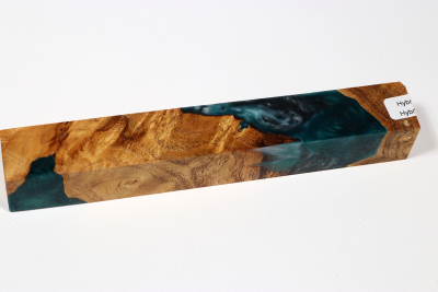 Pen Blank Hybridwood Japanese Pagoda Tree Burl stabilized - HybrWo3900