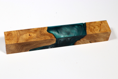 Pen Blank Hybridwood Japanese Pagoda Tree Burl stabilized - HybrWo3981