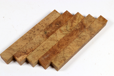 Pen Blank Teak Maser klein
