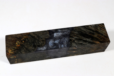 Peppermill Blank HybridWood Amboyna Burl stabilized - HybrW4021