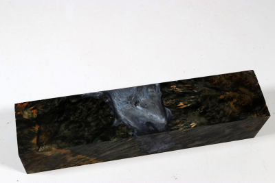 Peppermill Blank HybridWood Amboyna Burl stabilized - HybrW4021