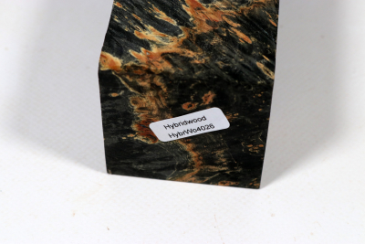 Peppermill Blank HybridWood Box Elder Burl stabilized - HybrW4026