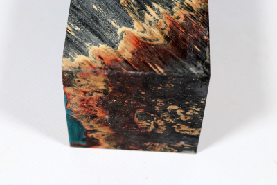 Peppermill Blank HybridWood Box Elder Burl stabilized - HybrW4026