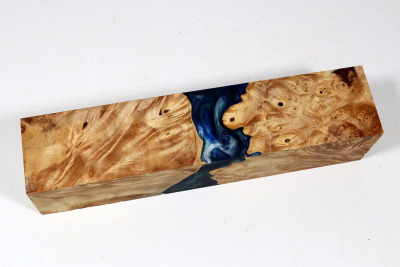 Pfeffermühlen Kantel HybridWood Rosskastanie Maser stabilisiert - HybrWo4023