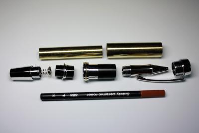 Gentleman Rollerball Pen Kit Rhodium/22k Gold